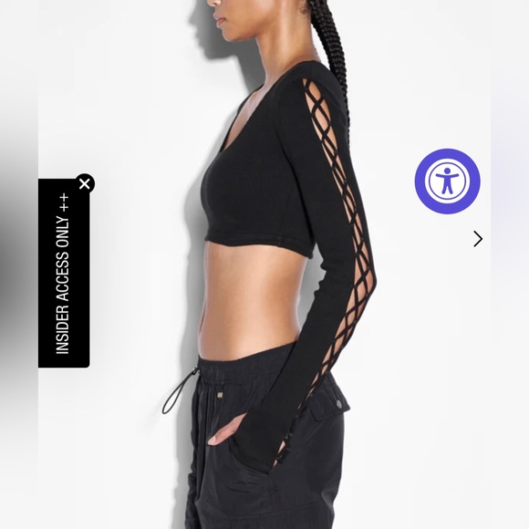 KSUBI Fantasy Top Black SIZE small - Picture 2 of 8